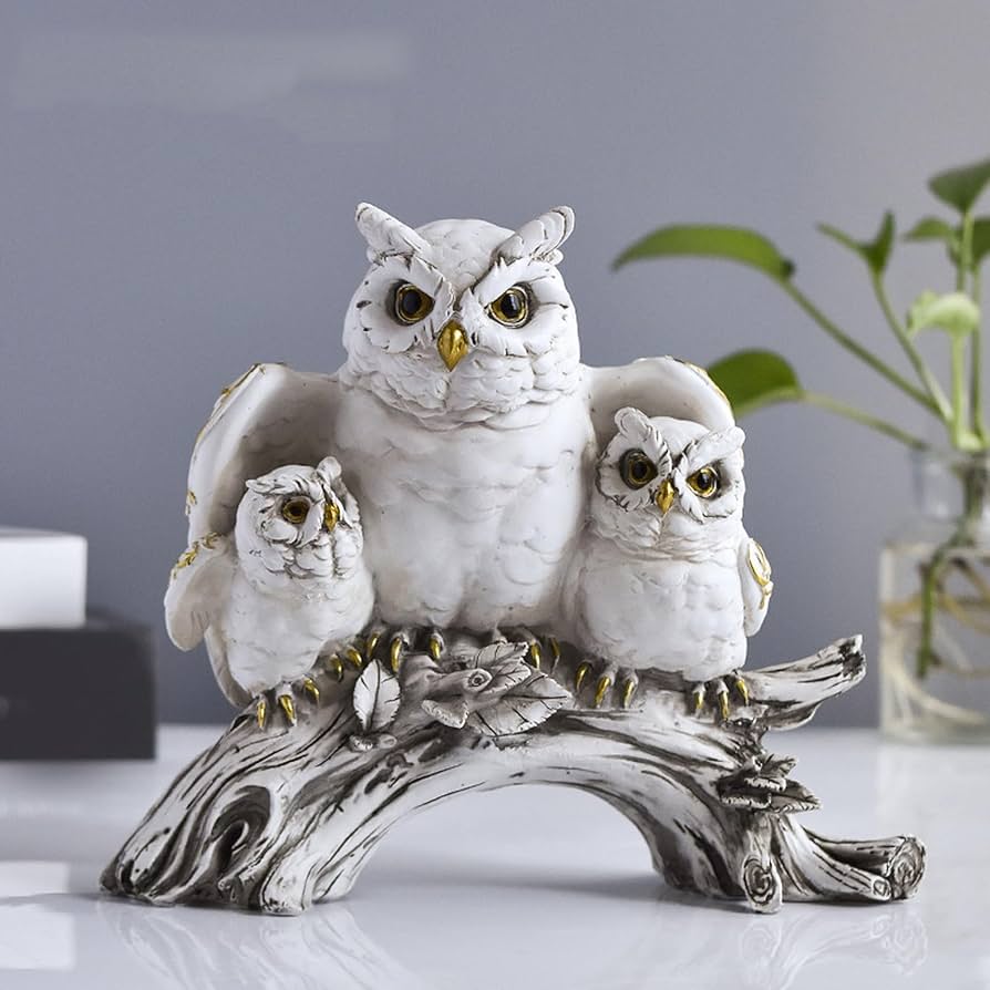 Amazon.co.jp: フクロウ 置物 玄関 オブジェ おしゃれ 北欧 梟