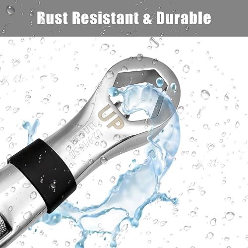 Miniatura 4 de Llave universal multifuncional ajustable 23 en 1 llave de bolsillo de tuerca y perno de 14 a 34 pulgadas y 0.276 in a 0.748 in