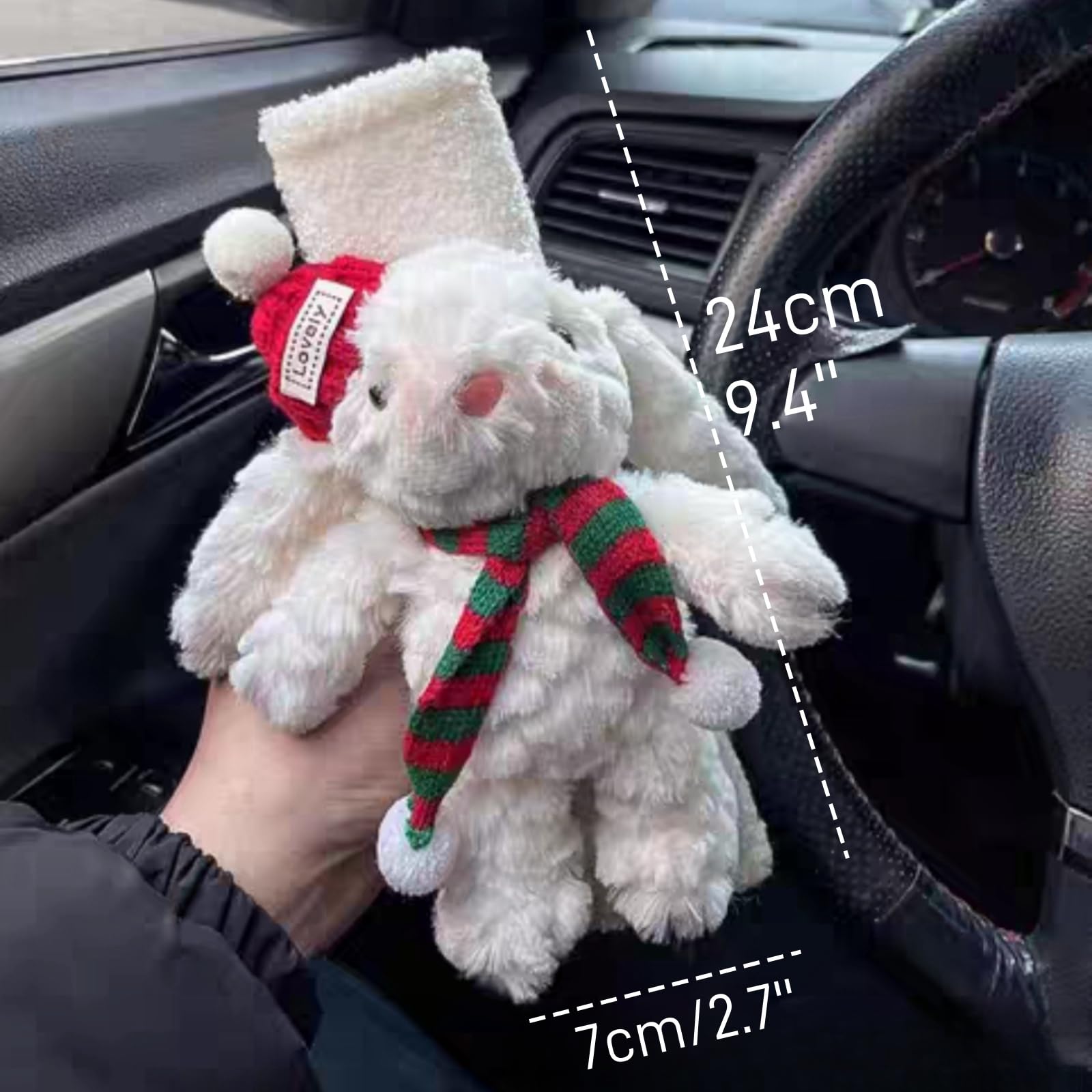 2 fundas para cinturón de seguridad, bonitas fundas para cinturón de seguridad Kawaii para niños y mujeres, funda de cinturón de seguridad suave y esponjosa de invierno, cojín de cinturón de