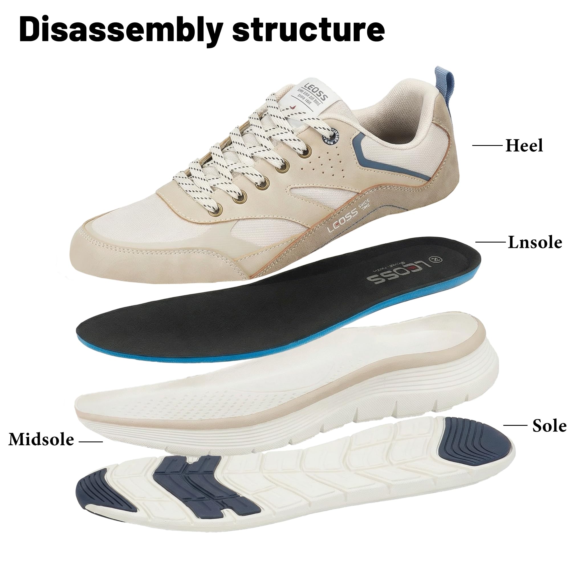 Scarpe Vintage Uomo Scarpe Ginnastica Uomo Sneakers Uomo MLE260307IT