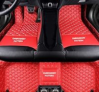 Vista 3 de Alfombrillas personalizadas para automóvil, sedán, SUV, automóvil, deportivo, antideslizantes, de lujo (negro dorado)