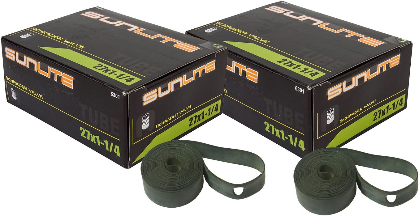 Tube, 27" x 1-1/4" Schrader Valve, 32mm, Sunlite