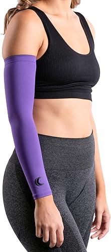 Miniatura 5 de Cannon Sports Mangas refrescantes para hombres y mujeres, transpirables, absorben la humedad, protección solar (par)