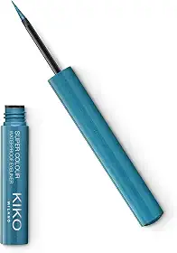 KIKO Milano Delineador à prova d'água super colorido 04 | Delineador líquido colorido resistente à água de alta cobertura