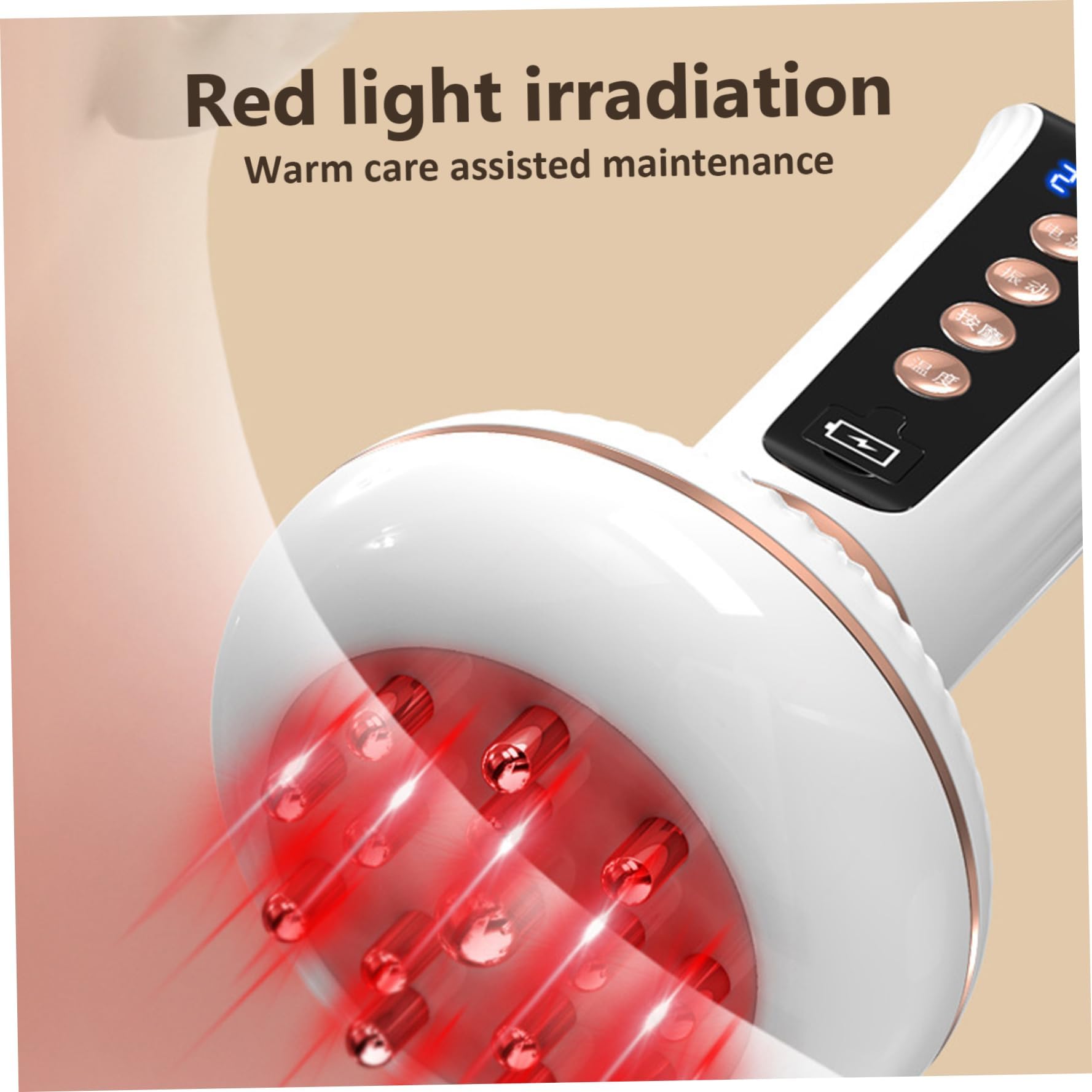 Massaggiatore Anticellulite, Massaggiatore Drenaggio Linfatico Elettrico per Snellente per Massaggio Vita, Blaster per Fascia per Cellulite, Aiuta a Ridurre le Smagliature per Gambe, Braccia