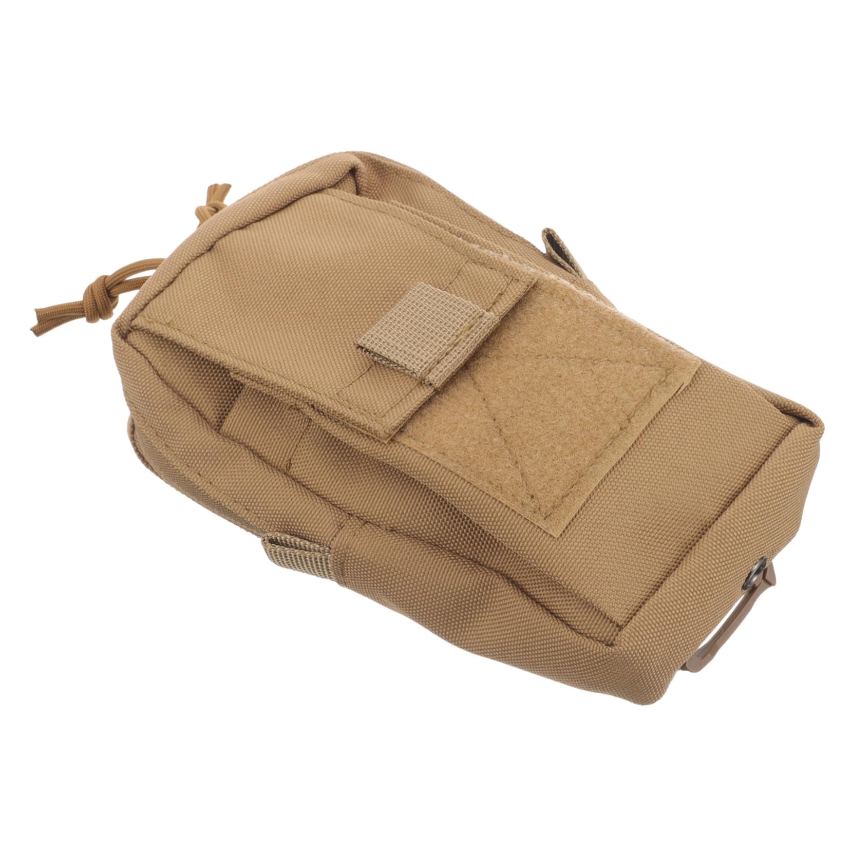 ibasenice Portamonete da Appendere sospeso Piccolo Campeggio Palestra marsupi da Cintura per Uomo Borsa per Cellulare Borsa appesa Custodia Panno Oxford Khaki