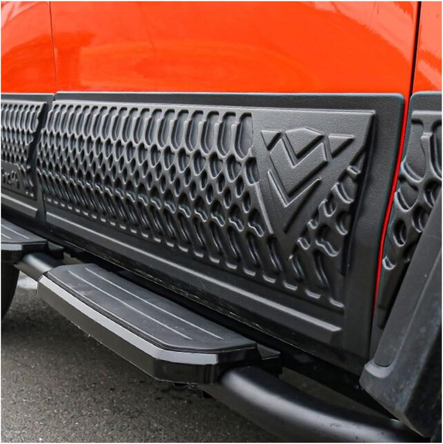 6Pcs Car Side Door Body Molding Trim Decorative Cover Guard Plate Compatible for Great Wall Wey Tank 300 Exterior Protective Strip