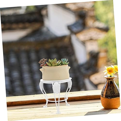 Miniatura 7 de COLLBATH Soportes para plantas exteriores e interiores, mini plantas de escritorio, soporte para suculentas, plantas de casa, estante de plantas,