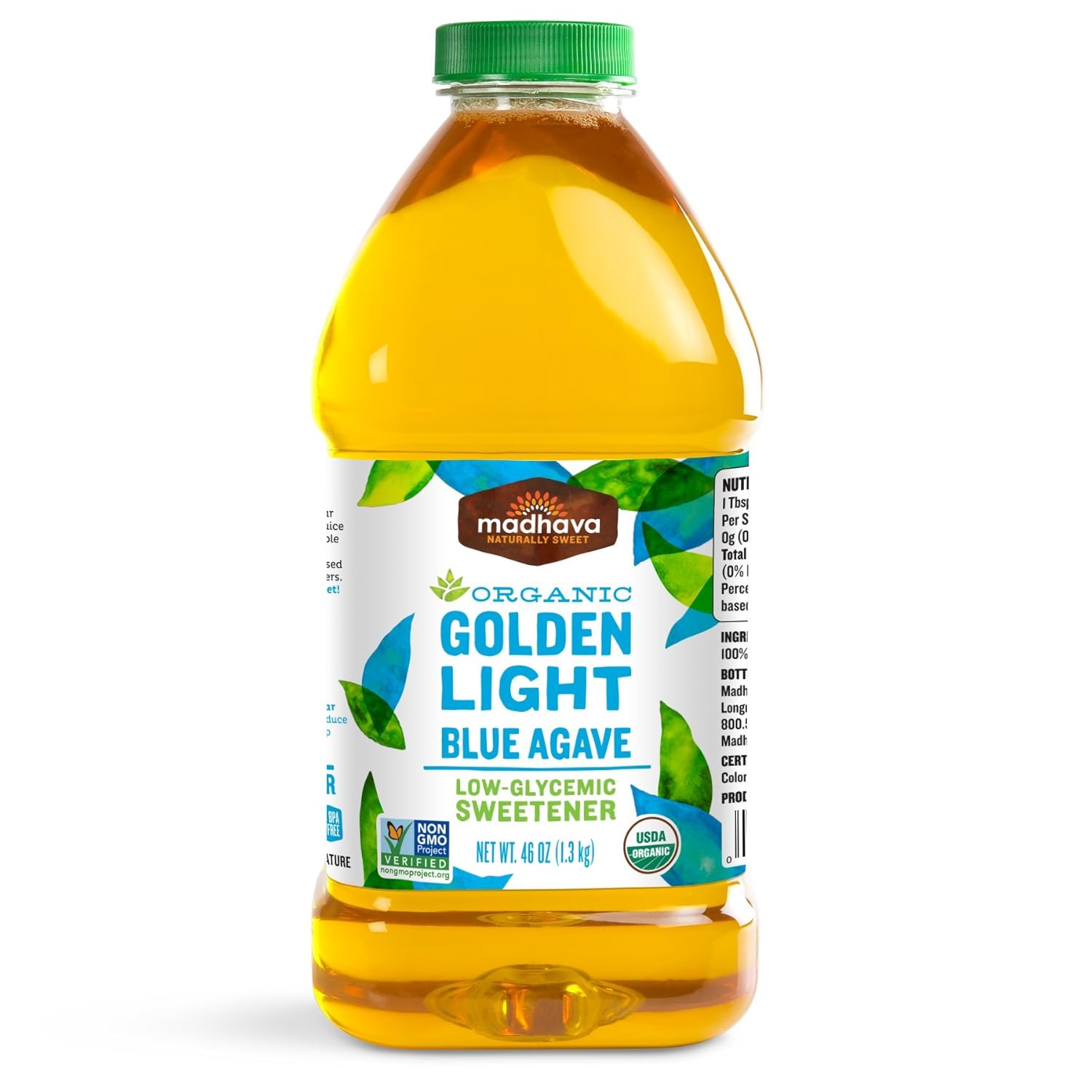 Madhava Organic Light Agave, 46Ounce (Pack of 2) Agave