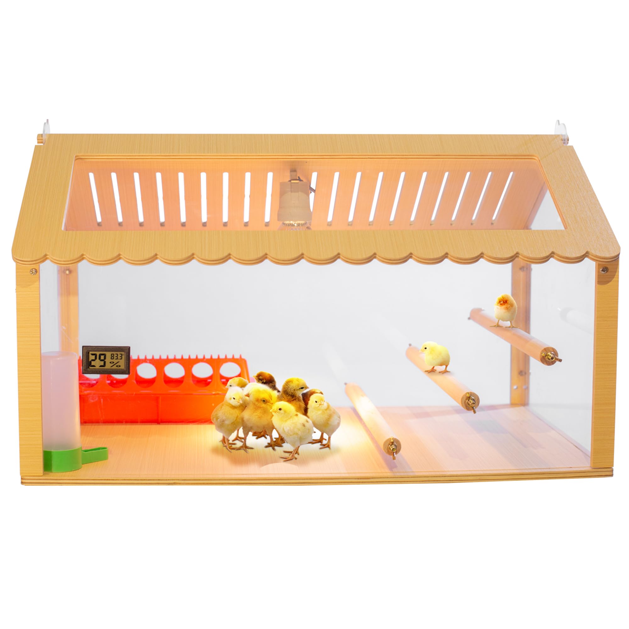 Intelligent Brooder Box Suit 30-40 Newborns Chicks Quail Birds Parakeet Small Animals Manual Incubators Breeding Box