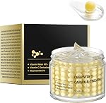 Crème du visage de la capsule de vitamine C profonde, crème faciale d'hydratant, crèmes du visage d'or de la gélule pour raffermir & Anti-rides 4.94 OZ