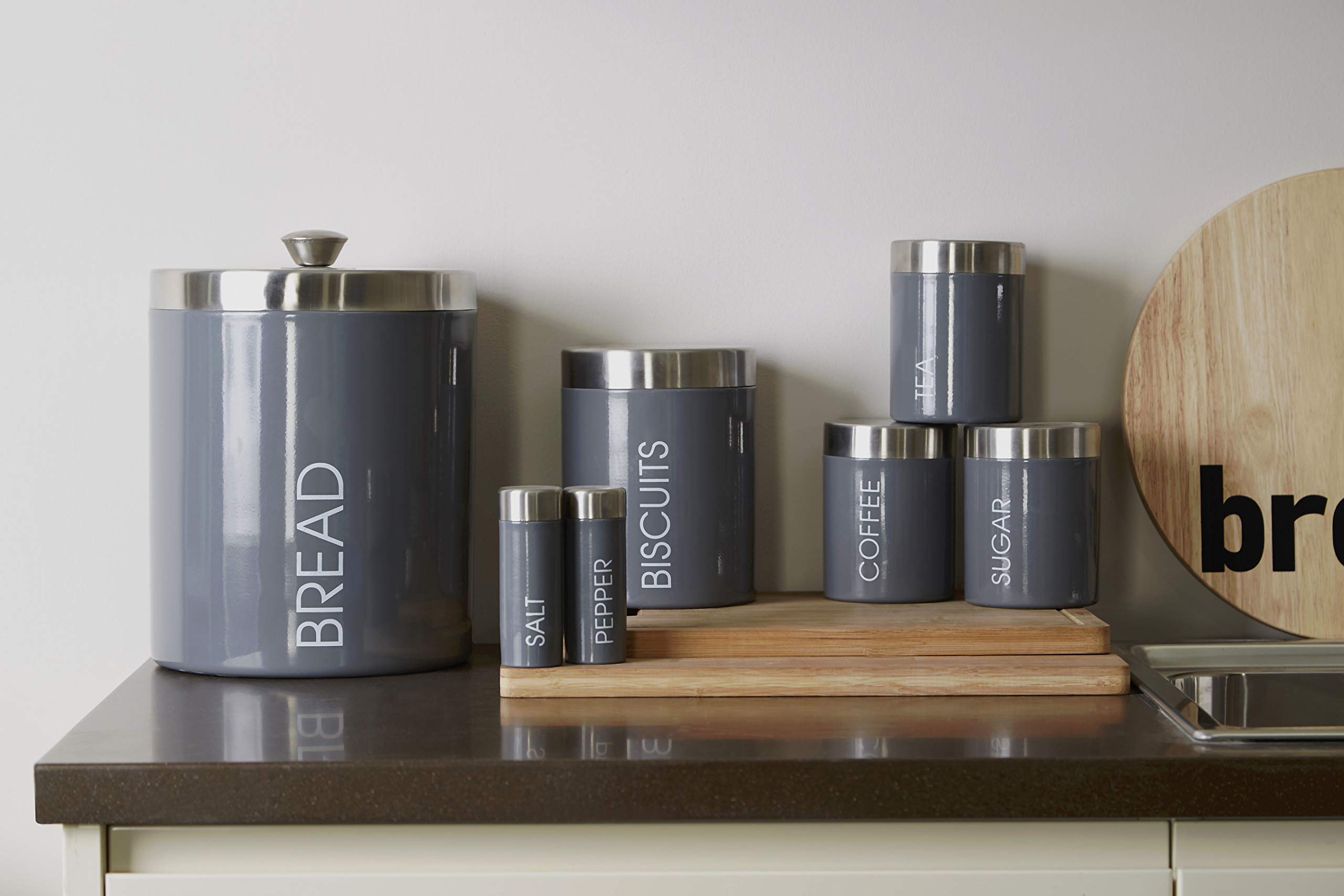 Premier Housewares 507503 Liberty Tea Coffee And Sugar Canisters