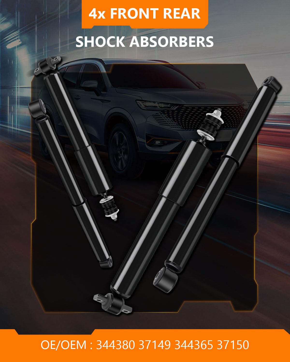 Amortisseurs Avant + Arrière Pour Chevrolet Silverado / GMC Sierra 2500 (1999-2004)