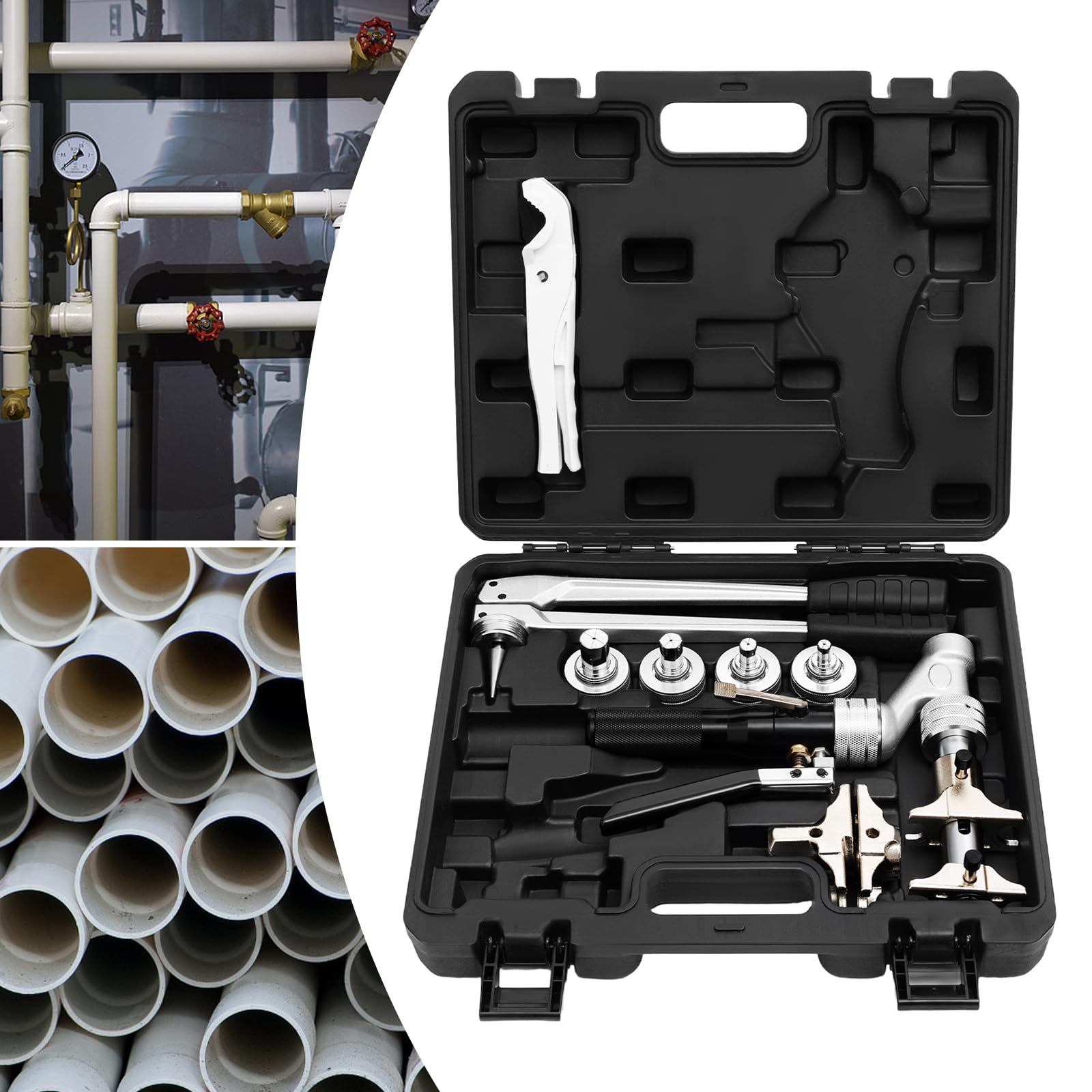 Alicates hidráulicos de 16-32 mm, 3T, kit completo de tubos PEX PER EU