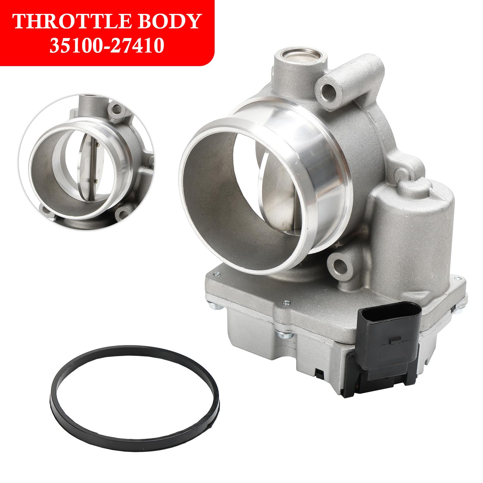 Válvula de mariposa 35100-27410 para Hyundai Grandeur Santa Fe i30 Sonata Tucson 2.0 CRDI, diámetro de entrada de 57 mm, conector de 4 pines Descripción del producto