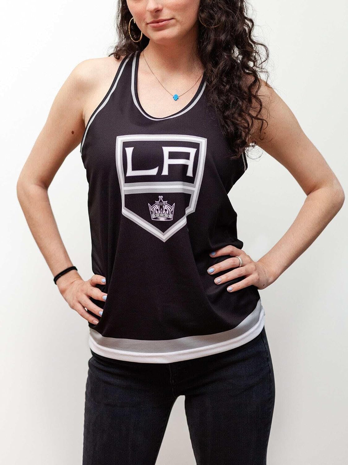 Calhoun Los Angeles Kings Women's Racerback Hockey Tank