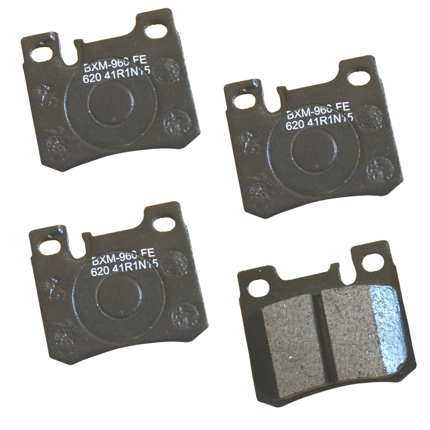 Bendix Premium SBM620 Semi-Metallic Rear Brake Pads for Mercedes-Benz 300E 1993-1990, C280 1997-1994