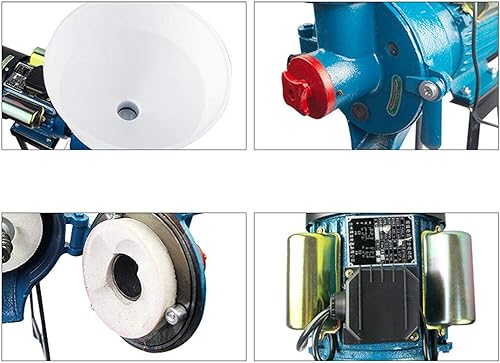 Miniatura 9 de Molinillo de granos, molinillo eléctrico de 2200 W 110 V en seco húmedo y seco, máquina de mantequilla de maní con embudo, molinillo de cereales