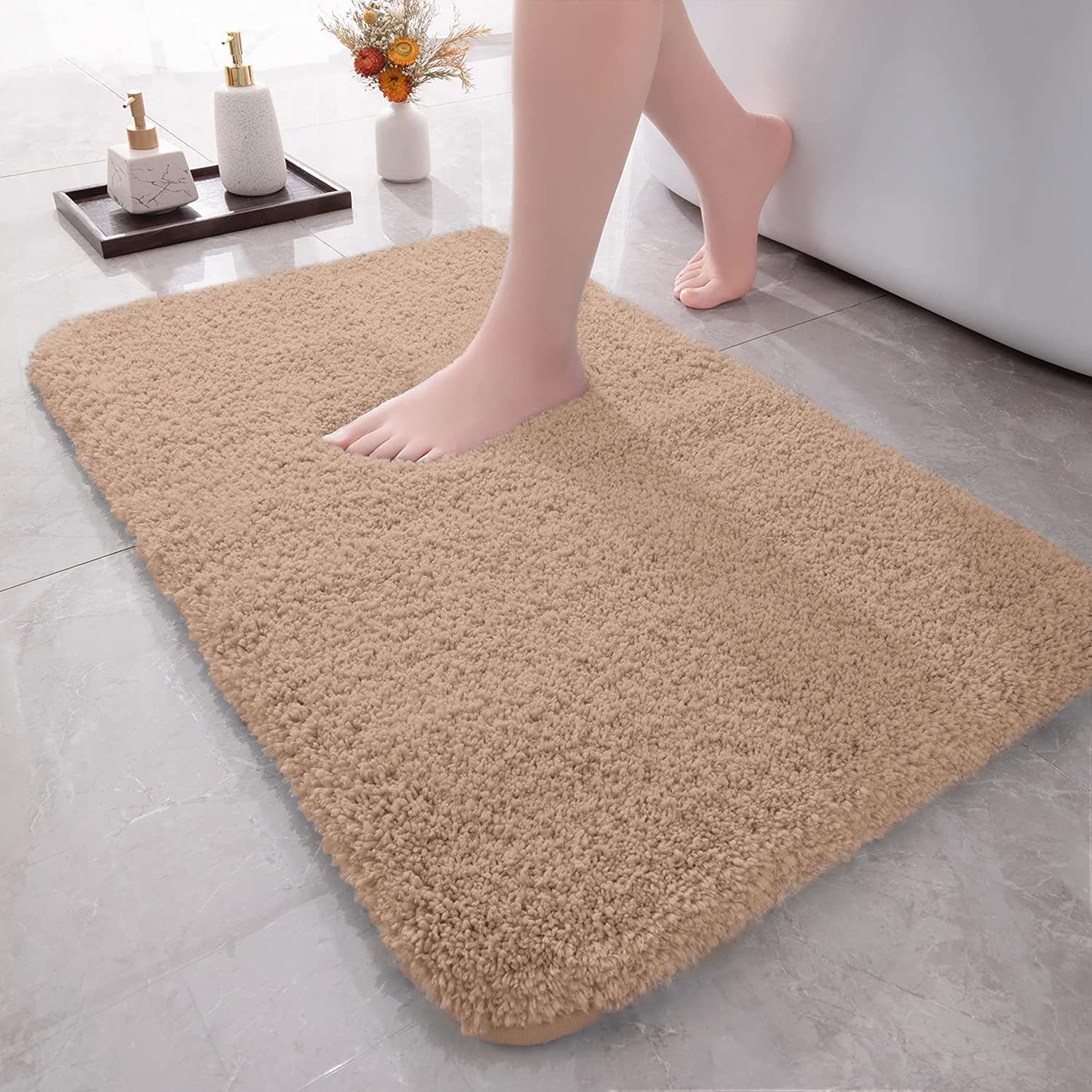 Amazon Brand - Umi Vegas Bath Mat - Anti-Slip, Microfiber Super Soft, Washable - Bathroom Mat for Home, Bedroom (40x60 cm, Rust) (B0D46WGB7M) Amazon Price History, Amazon Price Tracker