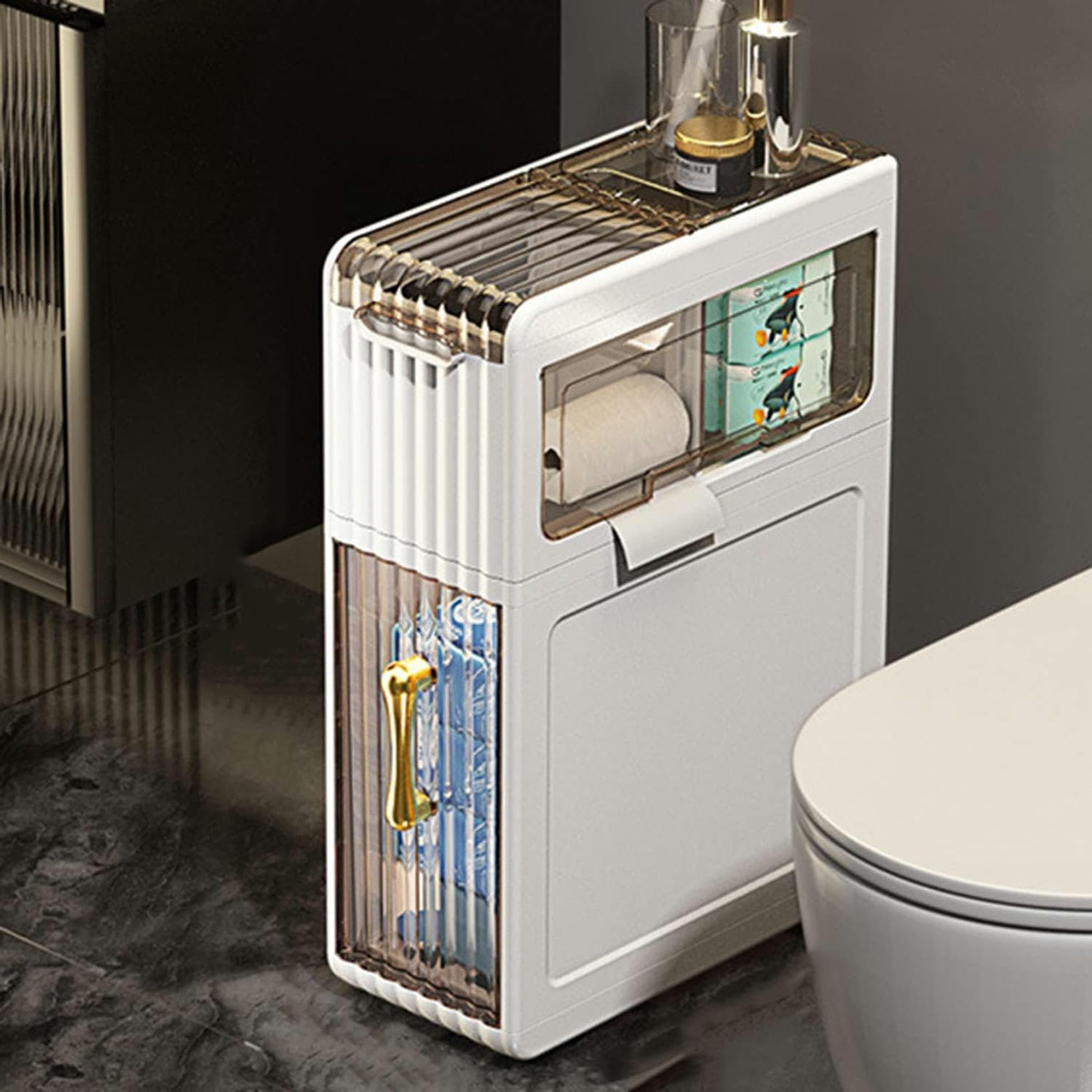Boite rangement plastique bureau à tiroirs pour organisation maison