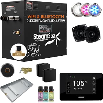 Steam System 10.5kw Steam Shower Generator With Bluetooth Wifi