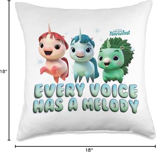 Miniatura 4 de Every Voice Has a Melody - Almohada de 18 x 18 pulgadas, multicolor