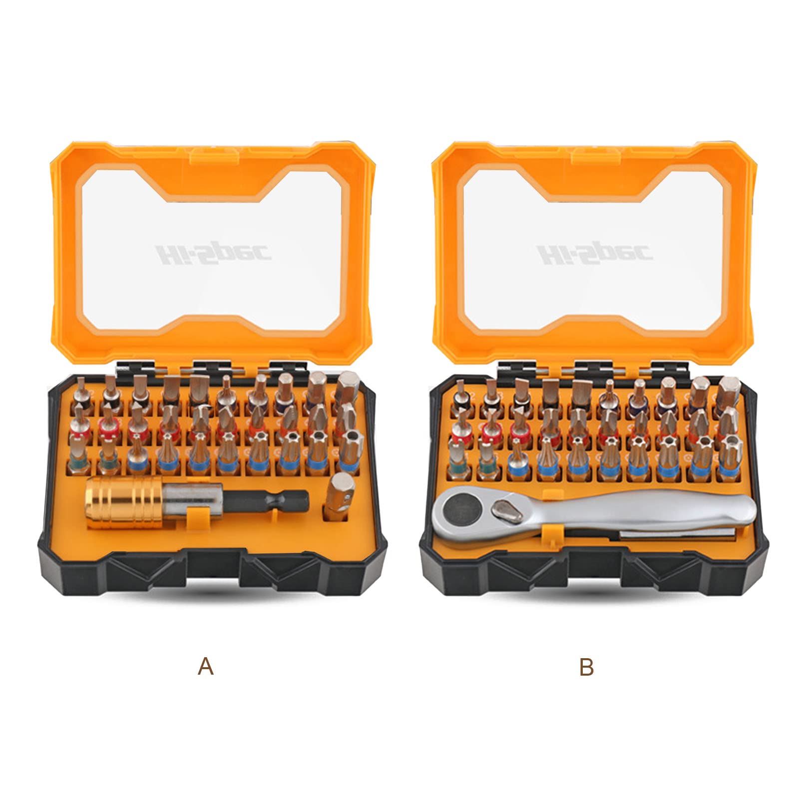set di cacciaviti di sicurezza, mini set di cacciaviti, set di punte for cacciavite professionale da 32 pezzi Cacciavite a cricchetto a 72 denti in acciaio al vanadio Cacciavite a croce Torx a taglio