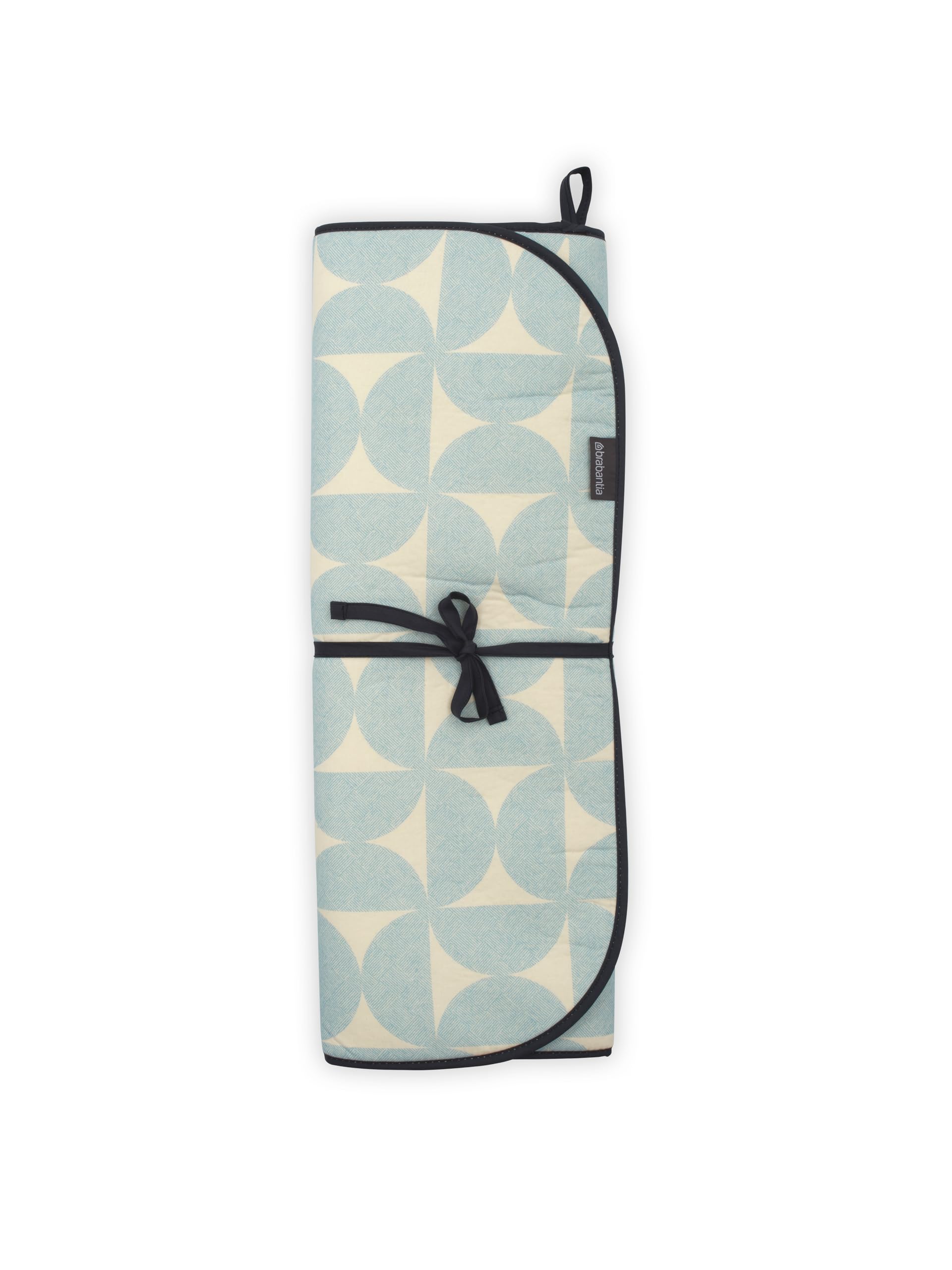 Brabantia Coperta da stiro con 6 strati, Tavola da stiro resistente al calore con base antiscivolo, Accessori lavanderia da portare in viaggio, Fresh Breeze, 65 x 1 x 120 cm