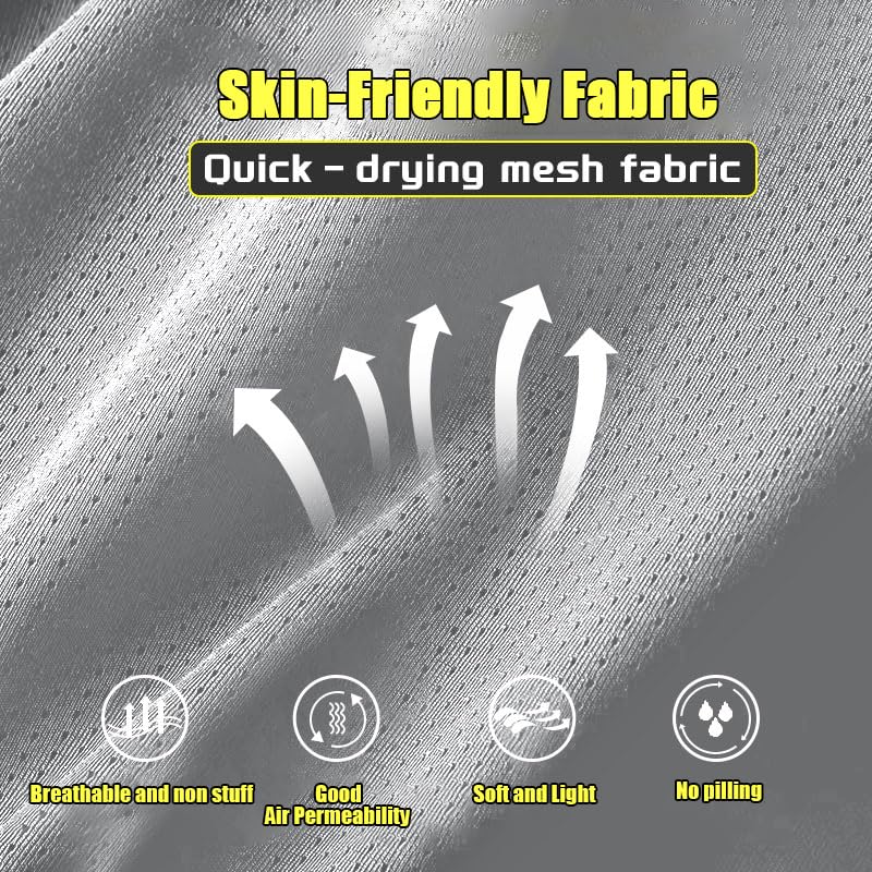 Custom Shirt, Quick Dry Bird's-Eye Knit Polyester, Design Your Own Shirts for Men, Customized T-Shirt Front & Back2