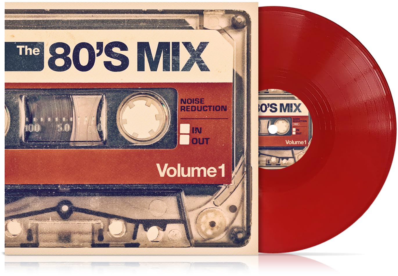 VARIOUS - The 80s Mix Volume 1 - Vinyl (translucent red vinyl LP)