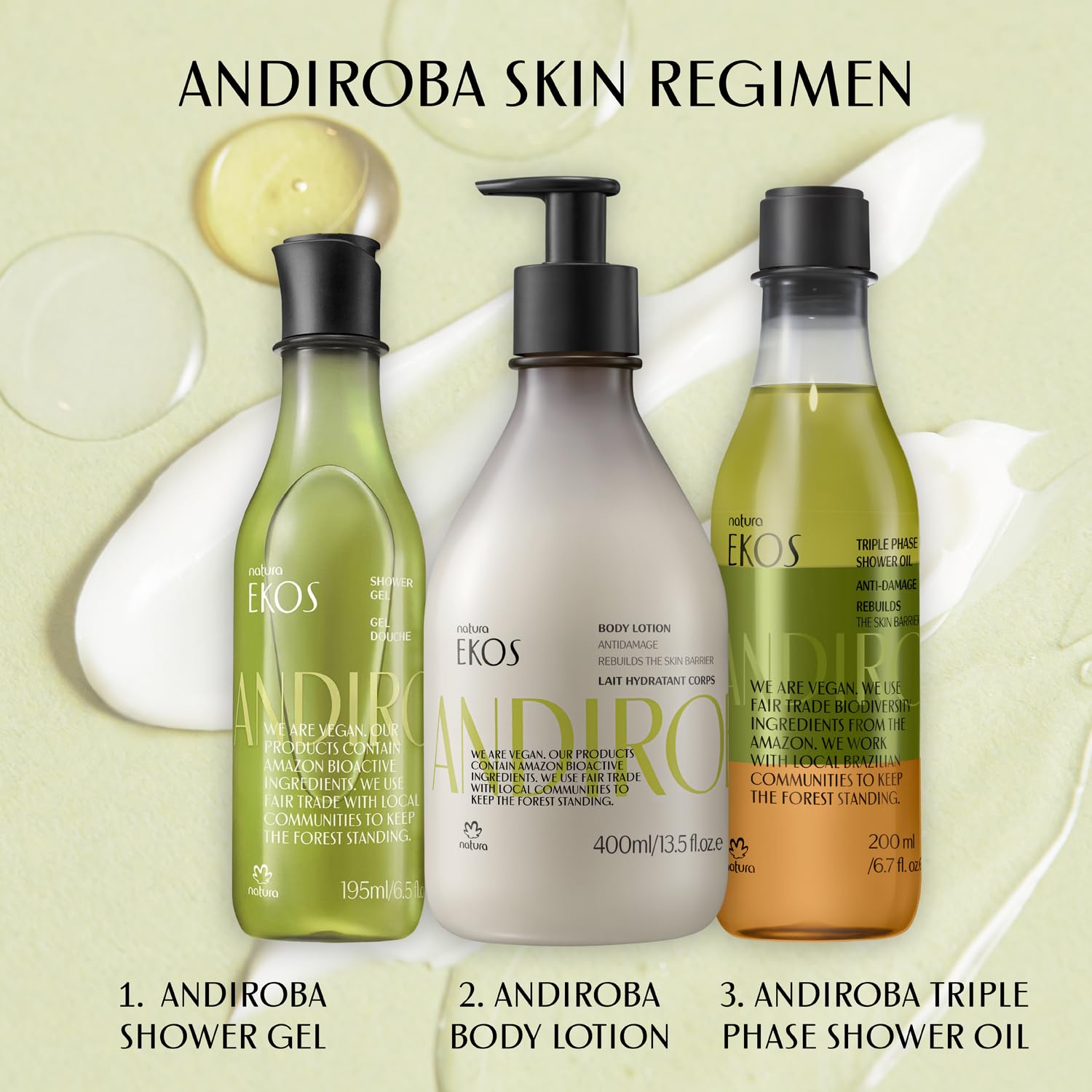 Natura Andiroba Creamy Shower Gel 185 ml