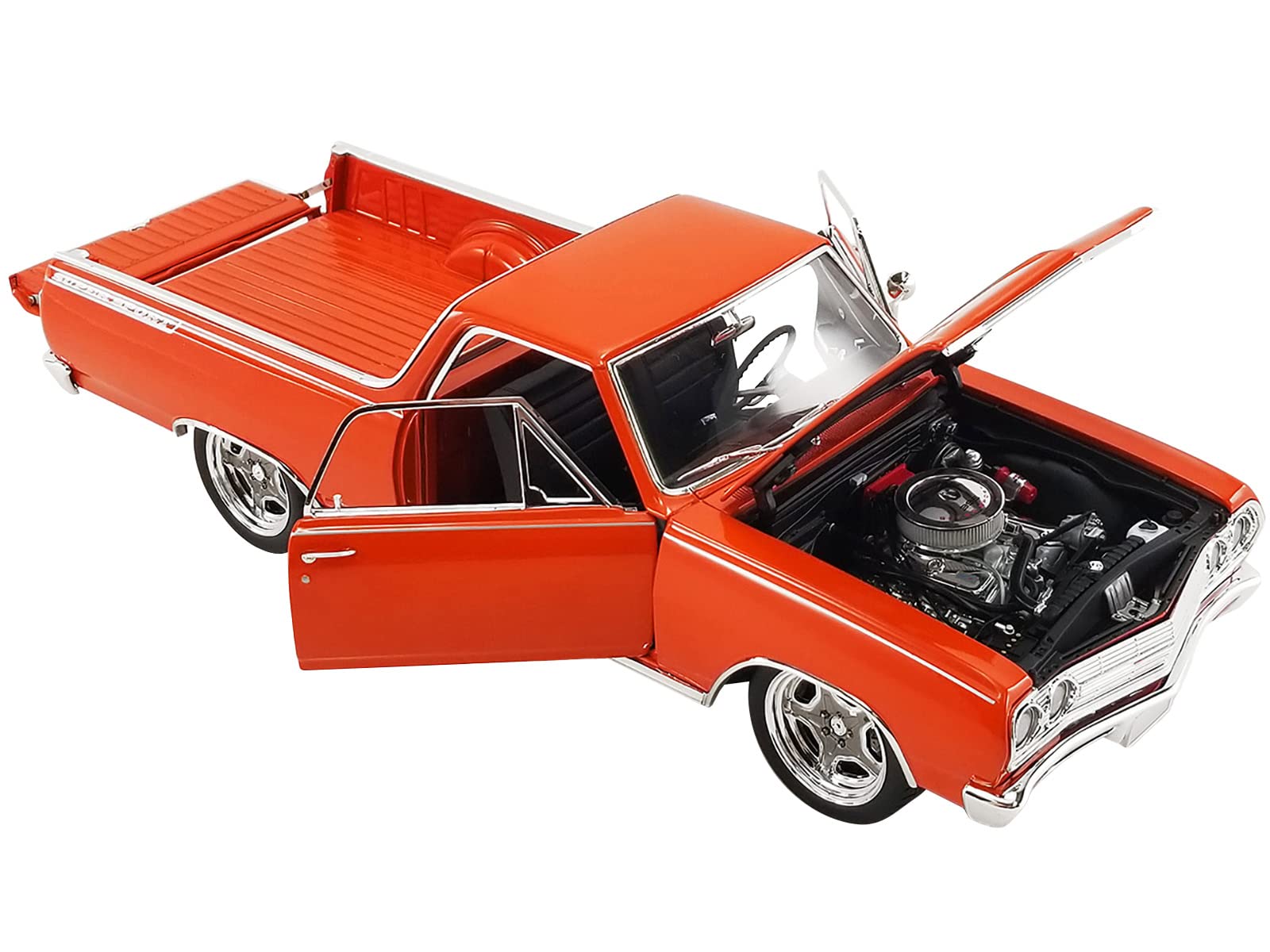 Miniature ACME Chevrolet El Camino Pick-Up 1965 – Bleu Métal, 1/18, Collection