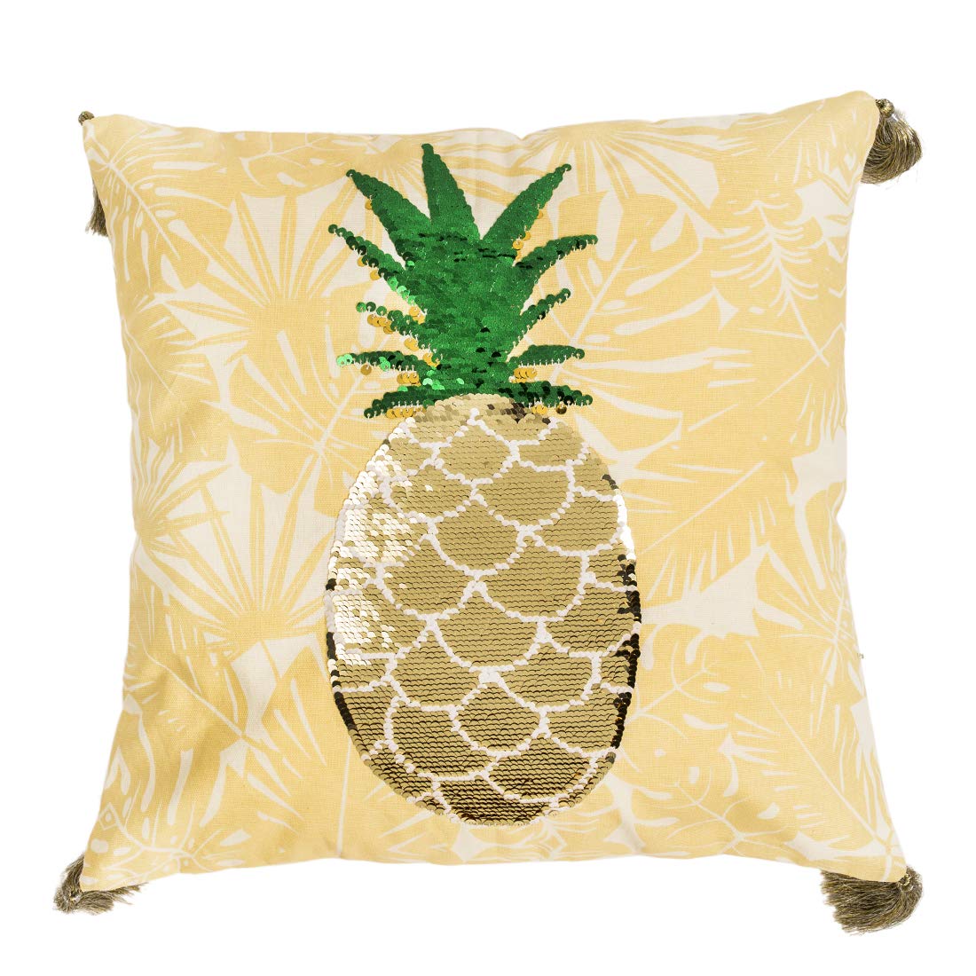 sequin pineapple pillow