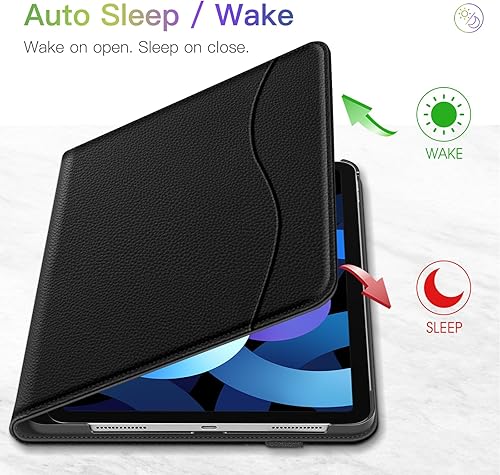 Miniatura 3 de Fintie - Funda para iPad Air 4 de 10.9 pulgadas 2020 con soporte para lápiz, multiángulo de visión Soporta lápiz de 2 generación de carga con