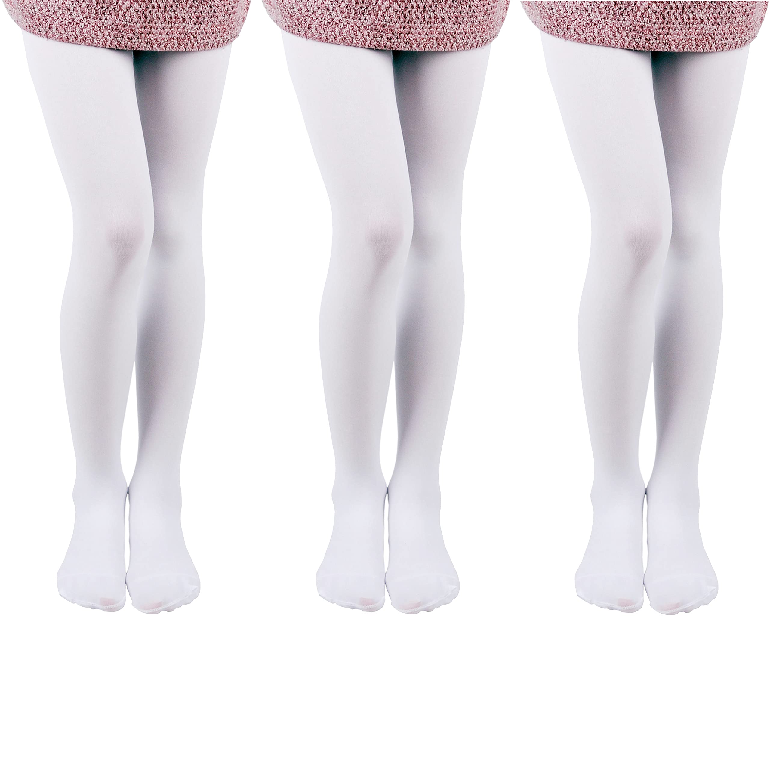 EVERSWE 3-Pack Girls Microfiber Tights Multiple Colors — view 11