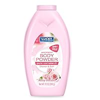 Vista 3 de Lucky Super Soft Polvo corporal de almidón de maíz, lavanda, 10 onzas