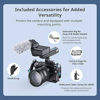 Amazon | SmallRig Sony FX30 / FX3用ハンドヘルドケージキット