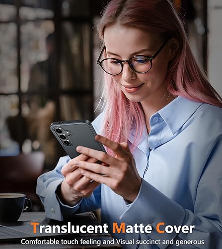 Vista 114 de FNTCASE Funda para Samsung Galaxy A23 5G: (Samsung Galaxy A23 4G LTE) Funda protectora de doble capa resistente para teléfono celular a prueba