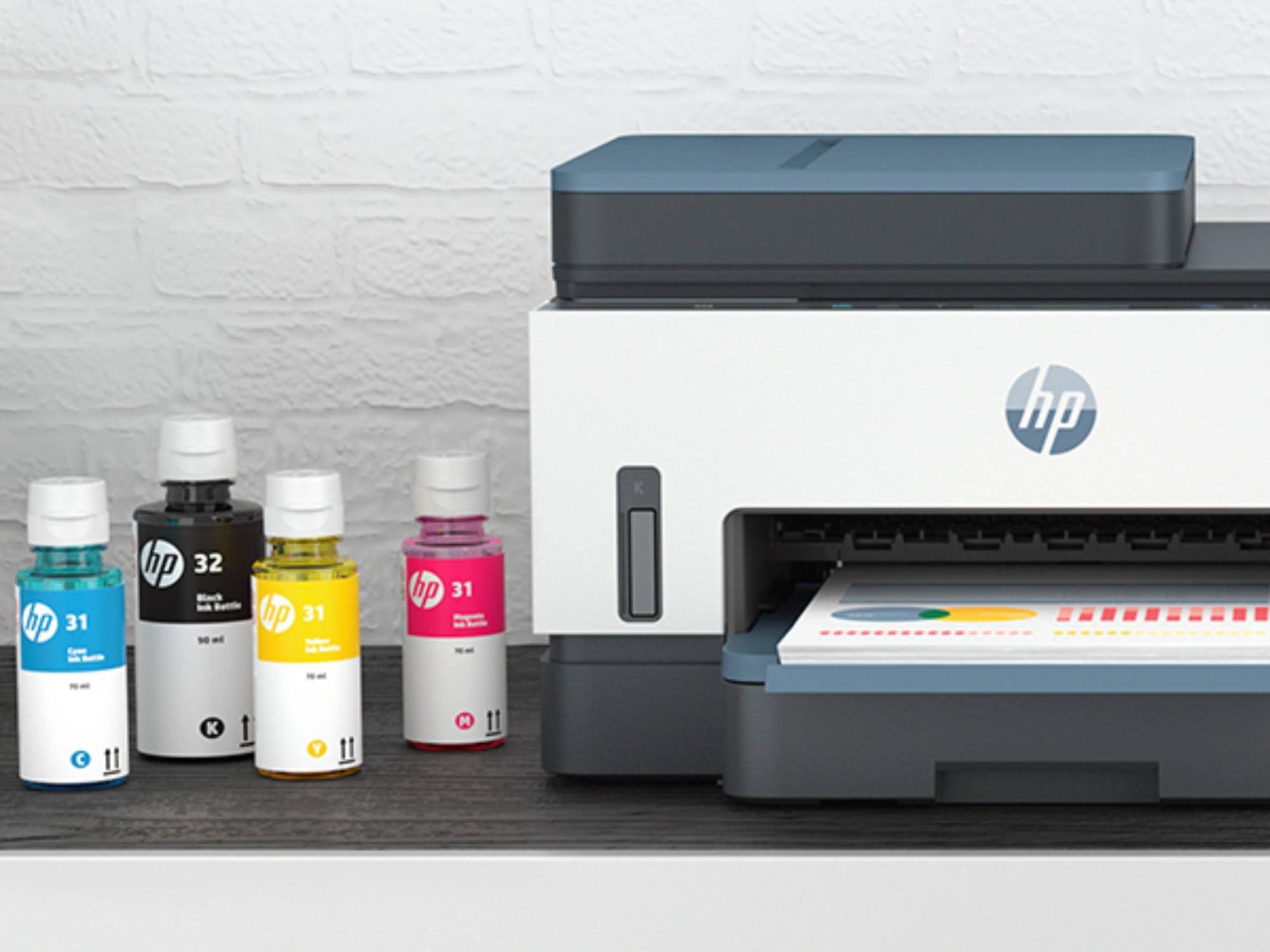 HP Smart Tank 7307 941P5A, Stampante multifunzione a colori con Serbatoi d’Inchiostro, Stampa Fronte/Retro Automatico, Scansione, ADF, 15 ppm, Casa e Piccolo Ufficio, Fino a 3 anni di stampa inclusi