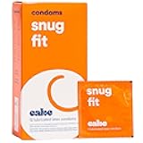 Hello Cake Snug Condoms, Premium Silicone Lubricated Latex Condoms for Men, Smaller and Tighter Natural Fit, BPA Free, Fragrance-Free, Glycerin Free – 12 Count