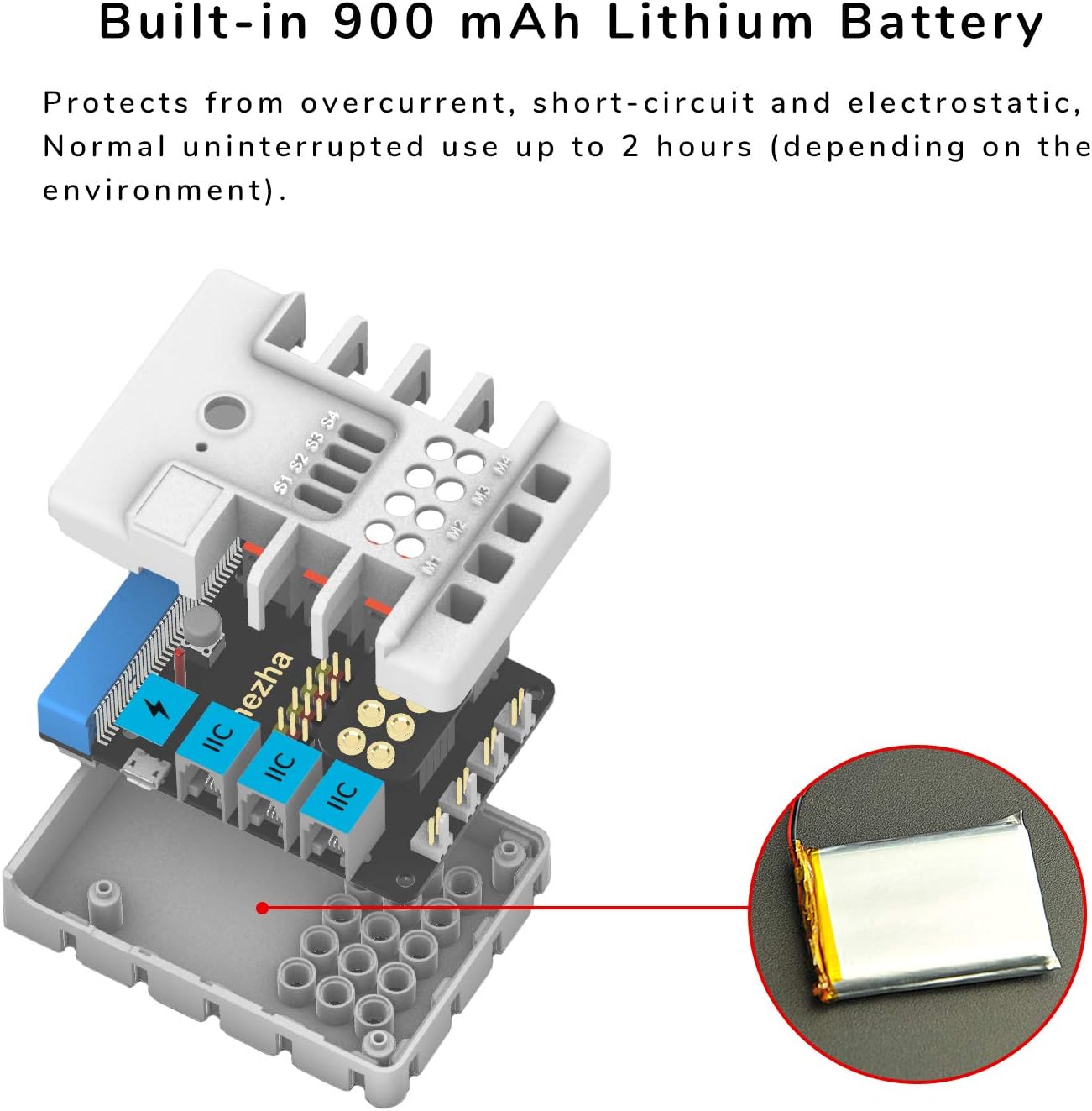 Amazon Crazy 🔥 Deals ELECFREAKS microbit Nezha Inventor Kit Planet X Starter Sensors with 36 Learning Projects and 400+ Bricks, Micro:bit NeZha Expansion Board with 900mAh Lithium Battery(Without Micro:bit)