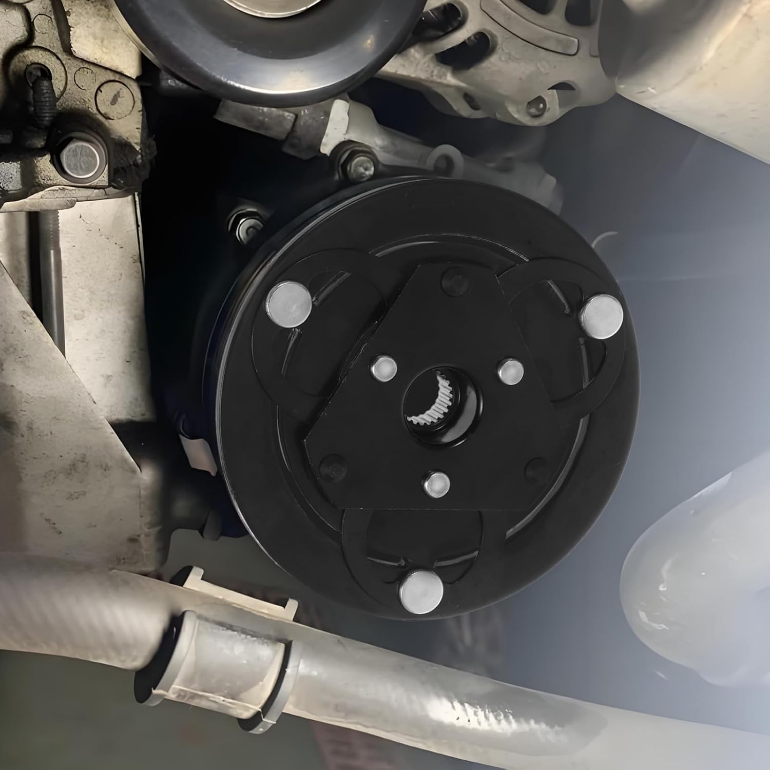 Car Air Conditioning Suction Cup Metal Construction Simple Installation Auto Replacement Part Compatible for