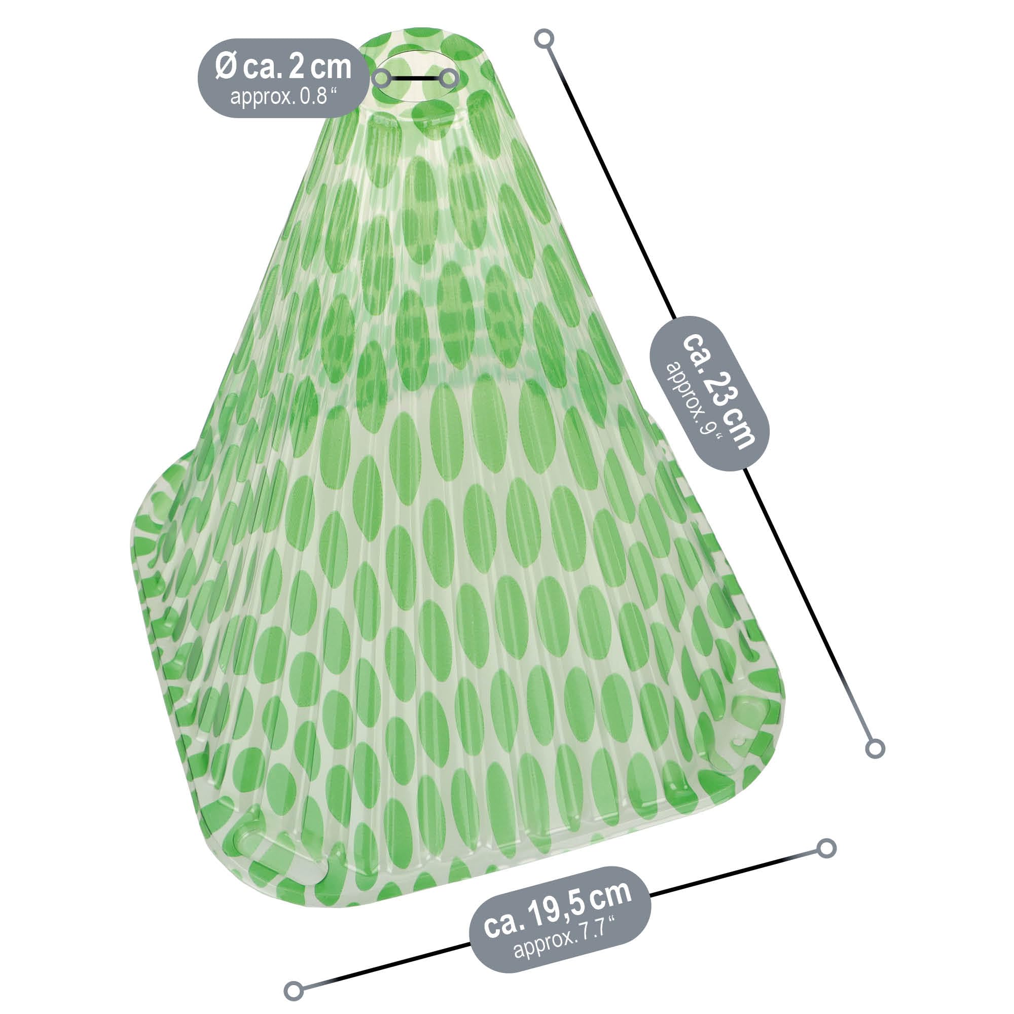 COM-FOUR® 24x kapelusz przeciwsloneczny do roslin, srodek wspomagajacy | wysokosc ok. 23 cm