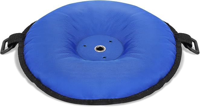 Sand Bag Boat Base, Compatible with Bird B Gone/Bird Barrier Long Legs Bird Deterrent, Keep Birds Away from Boat, Weatherproof Blue Canvas, Long Legs Bird Deterrent Sold Separately