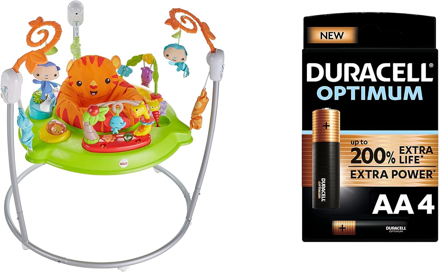 FisherPrice CHM91 Roaring Rainforest Jumperoo, NewBorn Baby Activity