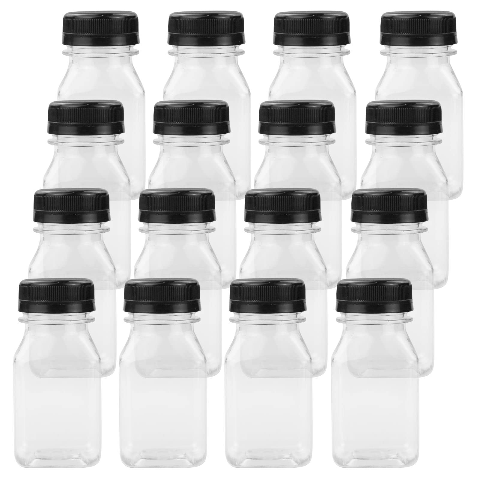SZCXDKJ Confezione da 16 bottiglie vuote per succhi di frutta, latte, caffè e altre bevande da 120 ml