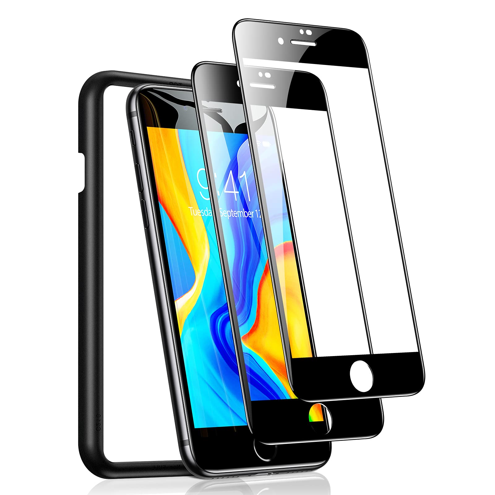 Apple iPhone SE3 本体 ガラスフィルム付 thursday_sf101-ip-se2