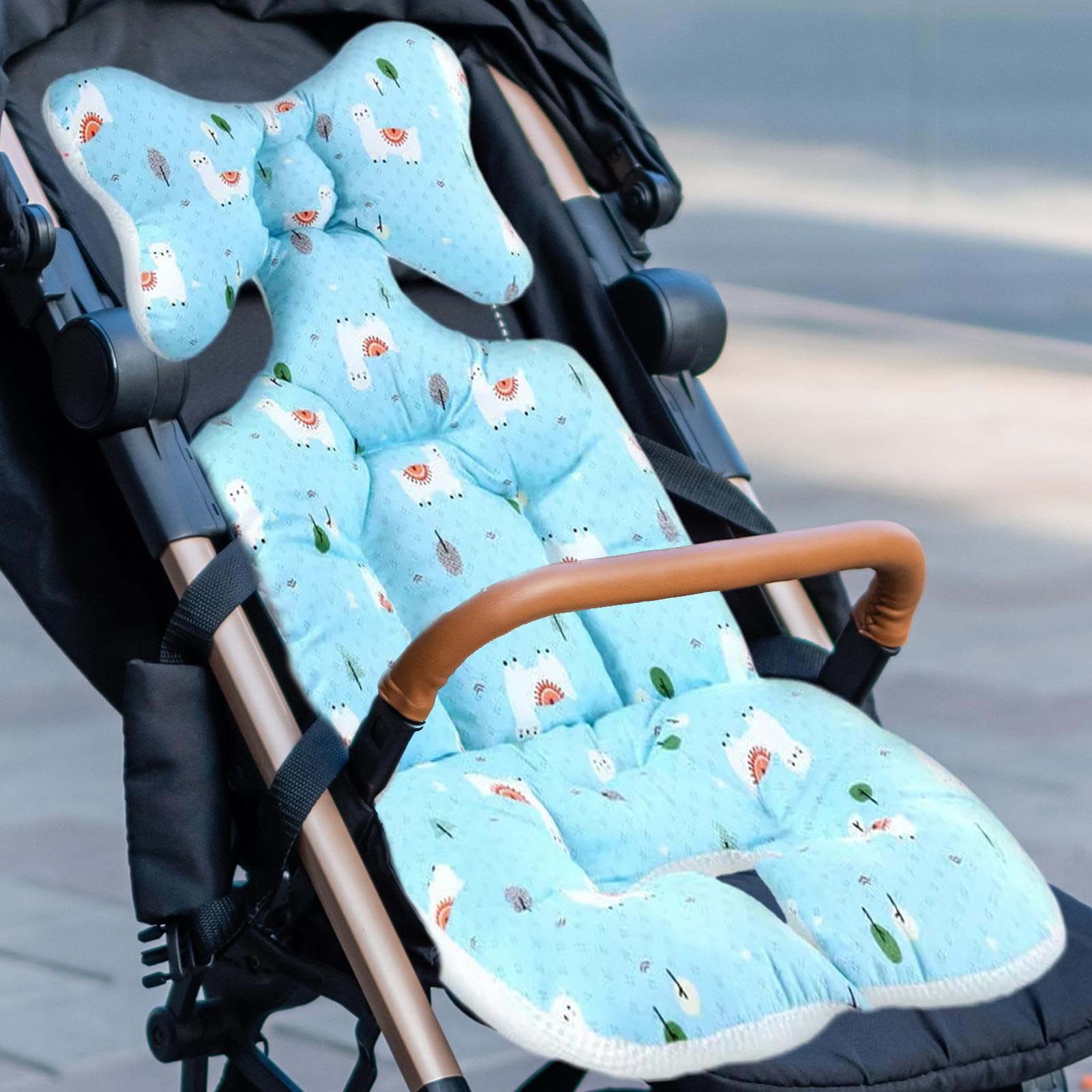 Coprisedile per passeggino - Coprisedile universale per carrozzina | di supporto per il collo del seggiolino auto per bambini piccoli e