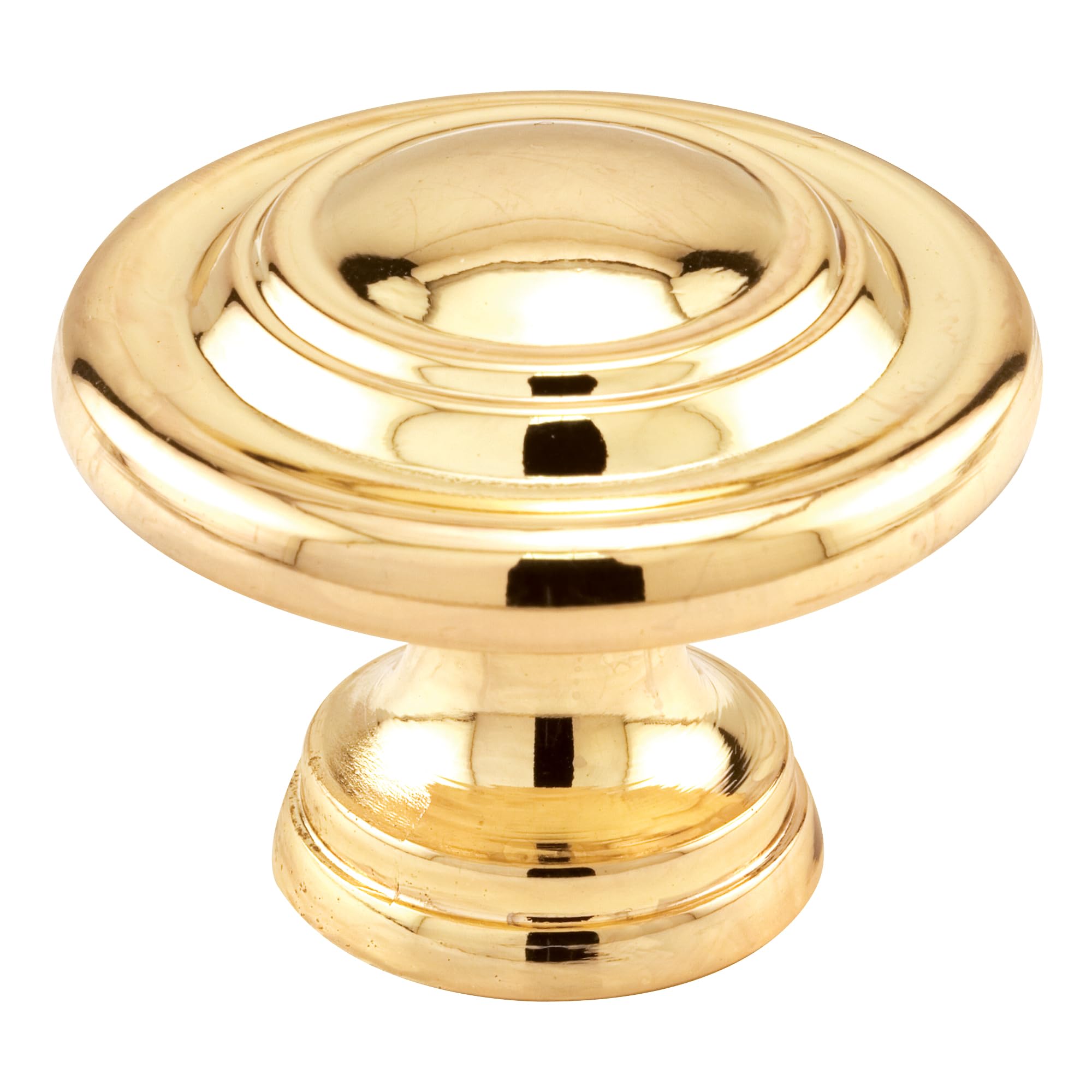 Prime-Line N 7396 Bi-Fold Door Knob, Brass Plated, Single Pack