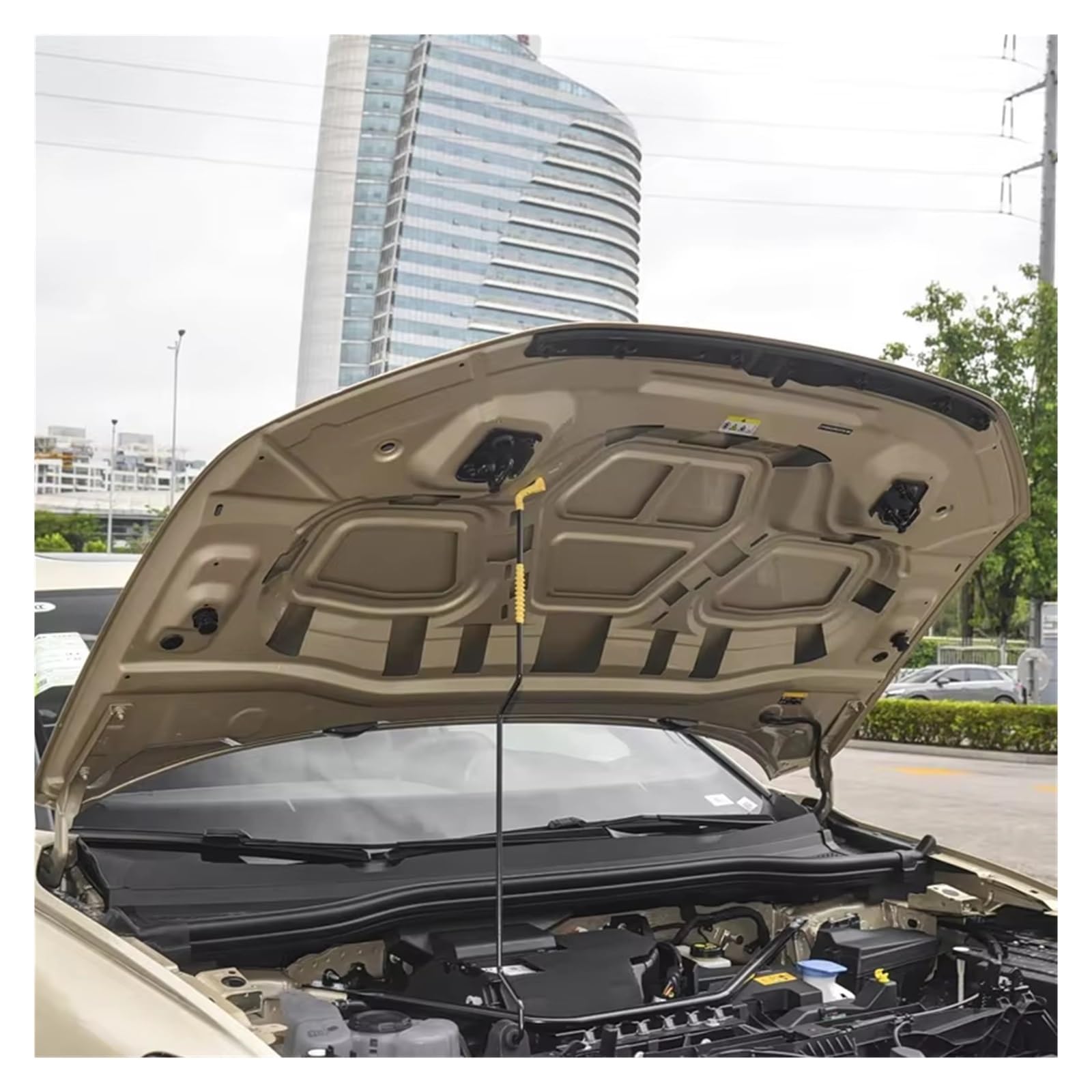 Cofano anteriore Motore Copertura insonorizzante Per Q4 E-tron Per F4 2022 ~ 2025 Vano Motore Isolamento Acustico Zerbino Anteriore Fodera Cappa Termico Pad Accessori Auto